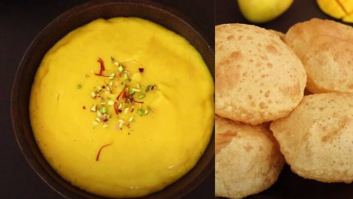 Aamras: மாம்பழத்தில் செய்யப்படும் ஆம்ரஸ் பூரி, சப்பாத்தி உள்ளிட்டவைகளுடன் சாப்பிடப்படும் உணவு. எப்படி செய்வது என்று காணலாம்.