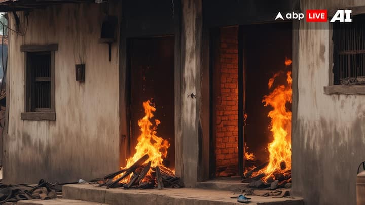 muslim man set fire to house in basti in children dispute Police registered case ann UP Crime: बस्ती में बच्चों के विवाद में शख्स ने घर पर लगाई आग, पुलिस ने आरोपी को गिरफ्तार कर छोड़ा