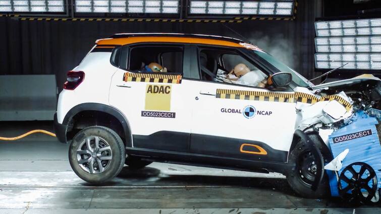 Citroën eC3 electric hatchback scores zero star safety ratings in GNCAP testing सिट्रोएन eC3 इलेक्ट्रिक हैचबैक हुई ग्लोबल NCAP टेस्ट में फेल, मिली 0 स्टार रेटिंग 
