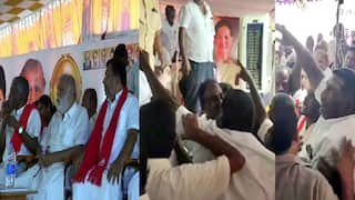 திண்டுக்கல்லில் வேட்பாளர் அறிமுக கூட்டத்தில் நிர்வாகிகள் மோதல் - நடந்தது என்ன?