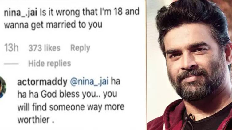 R Madhavan replied to a marriage proposal on Instagram Actor Madhavan: திருமணம் செய்ய ஆசைப்பட்ட 18 வயது பெண்.. மாதவன் சொன்ன பதில்!