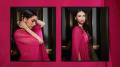 Aditi Rao Hydari : செப்பு சிலை போல் ஜொலிக்கும் அழகி அதிதி ராவ் ஹைதாரி!