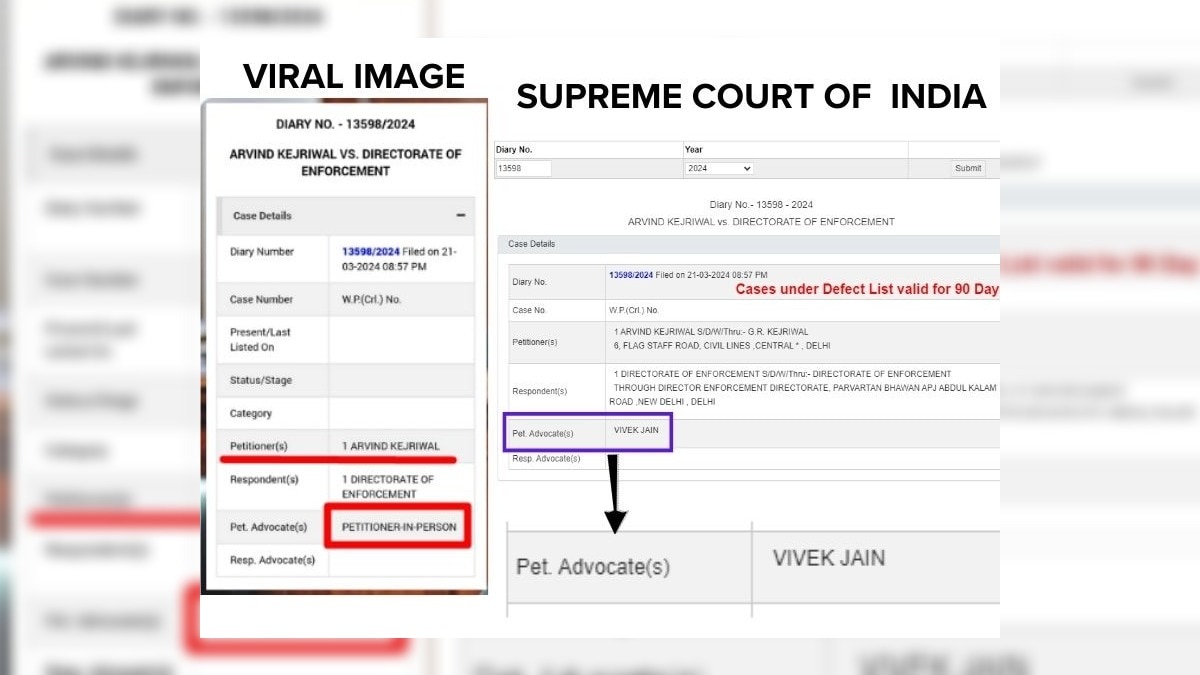 Fact Check: Is Delhi CM Arvind Kejriwal Representing Himself In Supreme Court? No