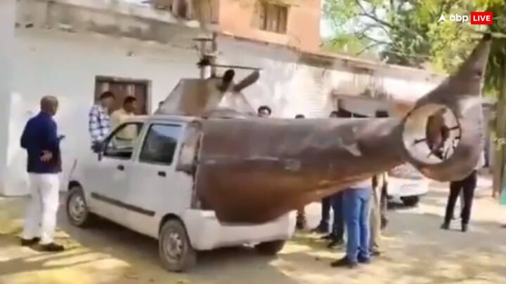 Maruti Wagon R change into helicopter by two men in UP Police seized vehicle मारुति वैगनआर का दो भाइयों ने बनाया हेलीकॉप्टर, पुलिस ने कर लिया जब्त