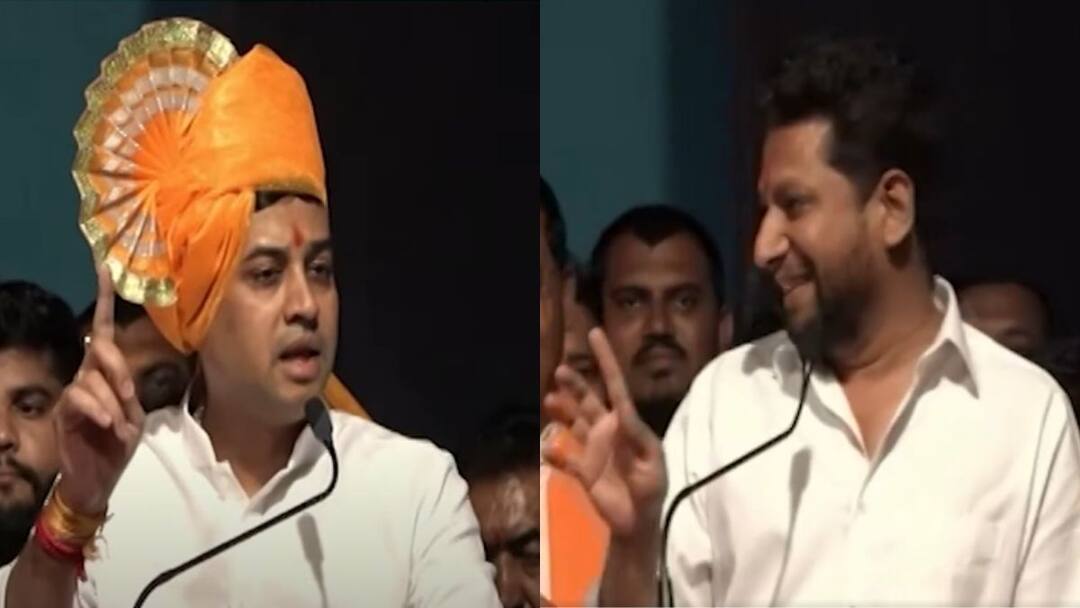 Shrikant Shinde : 'सुजयच्या नावातच जय, त्यामुळे सुजयचा विजय निश्चित', श्रीकांत शिंदेंचे अहमदनगरमधून वक्तव्य Shrikant Shinde statement Sujay Vikhe Patil will win from Ahmednagar South Constituency in Shiv Sena Melava Maharashtra Politics Marathi News Shrikant Shinde : 'सुजयच्या नावातच जय, त्यामुळे सुजयचा विजय निश्चित', श्रीकांत शिंदेंचे अहमदनगरमधून वक्तव्य