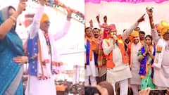 राजनीतिक रंग में रंगा भगौरिया महोत्सव, मांदल की थाप पर थिरकते नजर आए सीएम-पूर्व सीएम