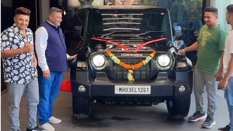 Anand Mahindra Gifted Thar To Sarfaraz Khan Father Sarfaraz Khan: సర్ఫరాజ్ ఖాన్ కుటుంబానికి గిఫ్ట్ పంపిన ఆనంద్ మ‌హీంద్రా