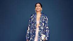 Sonam Kapoor Redefining Fashion As Always In Beige & Blue; Check Out