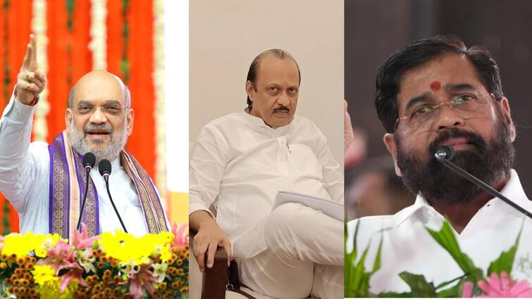 Ajit Pawar and Eknath Shinde have visited Delhi for almost the third time but seat allocation of the Mahayuti has not been resolved Maharashtra Politics BJP Amit Shah Devendra Fadnavis Marathi NEWS शिंदे-फडणवीस आणि पवारांची पाऊले चालती दिल्लीकडे सुरुच, महायुतीचा तिढा सुटता सुटेना