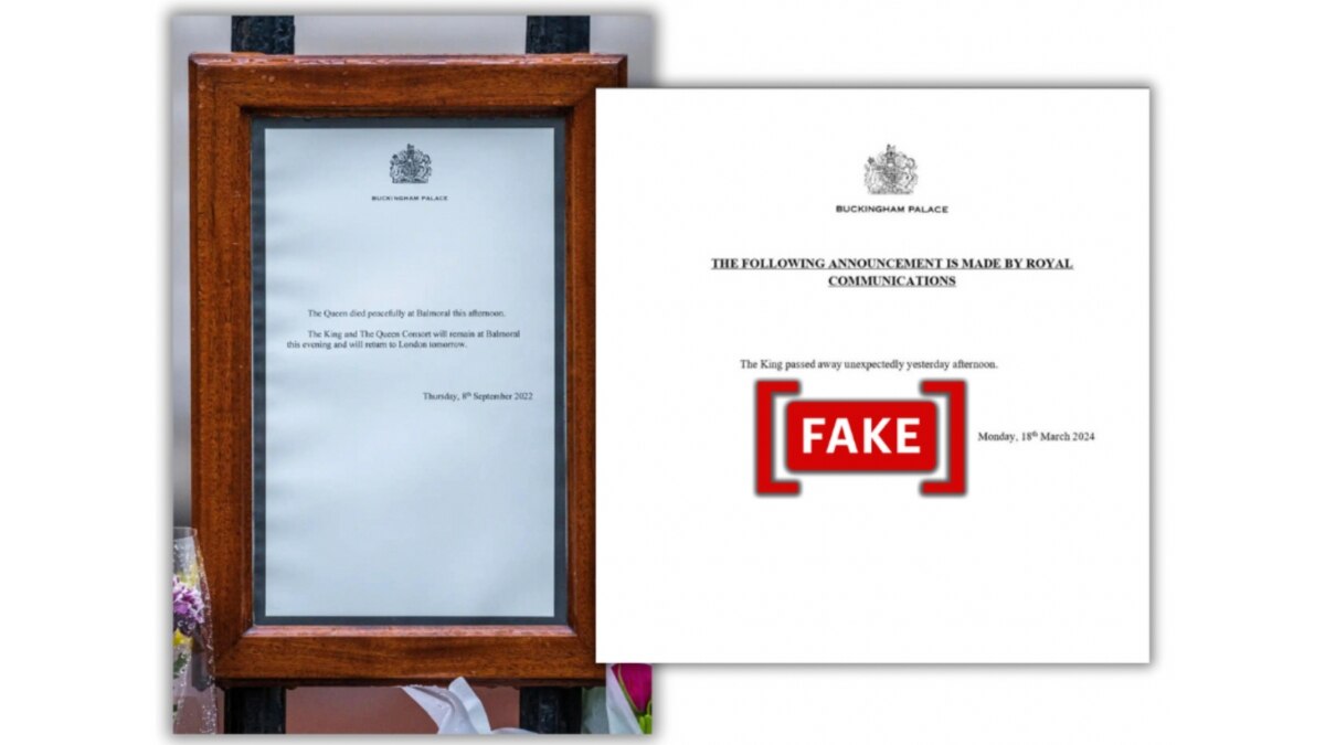 Fact Check: King Charles Is Alive. Death Rumours Spread After Fake Announcement