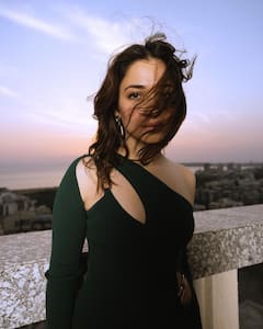 Tamannaah Bhatia Stuns In A Green Cut-out Dress, See All Pics Inside