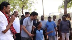 IN PICS: TN CM Stalin Enjoys Tea In Thanjavur Sweet Shop As He Campaigns During Morning Walk