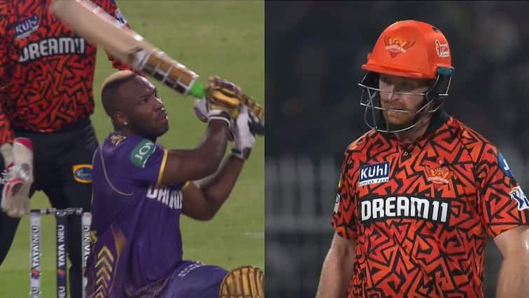 कांटे के मुकाबले में KKR की जीत, SRH के काम नहीं आई हेनरिक क्लासेन की तूफानी पारी ipl 2024 kkr beats srh by 4 runs close contest andre russel heinrich klaasen shines with fifty कांटे के मुकाबले में KKR की जीत, SRH के काम नहीं आई हेनरिक क्लासेन की तूफानी पारी