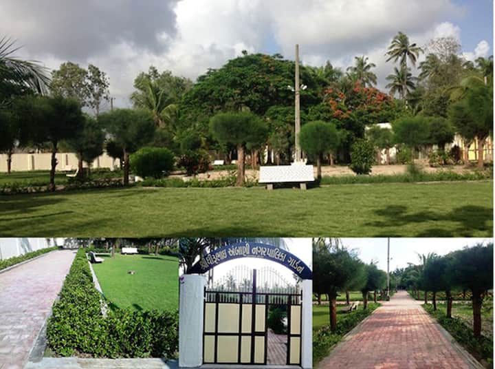 मुकेश अंबानी की ये पुशतैनी हवेली 1.2 एकड़ भूमि में फैली हुई है. ऑफिशियल वेबसाइट के मुताबिक, इस हवेली को तीन भांगों में बांटा गया है. एक जनता के लिए खुला है, दूसरा परिवार के लिए और तीसरा नारियल ताड़ का बाग बना हुआ है.