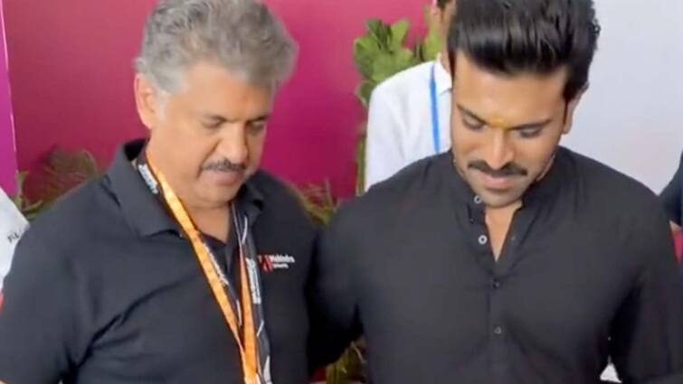 Funny Conversation between Anand Mahindra and Ram Charan Ram Charan - Anand Mahindra: ఆ పెళ్లికి నన్నెందుకు పిలవలేదు? - చెర్రీ ప్రశ్నకు ఆనంద్‌ మహీంద్రా ఇంట్రెస్టింగ్ రిప్లై