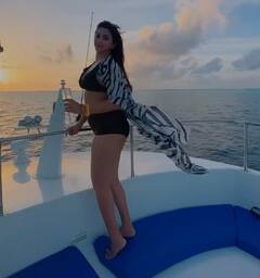 Esshanya Maheshwari: સાઉથ એક્ટ્રેસ ઈશાન્યાનો બ્લેક બિકિનીમાં જોવા મળ્યો હોટ અંદાજ, જુઓ તસવીરો