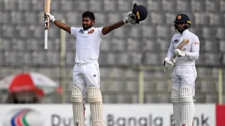 kamindu mendis creates history after scoring hundred in both innings batting 7 or lower batting position sl vs ban test match SL vs BAN: बांग्लादेश के खिलाफ श्रीलंकाई बल्लेबाज ने रचा इतिहास, 147 साल में पहली बार हुआ ऐसा