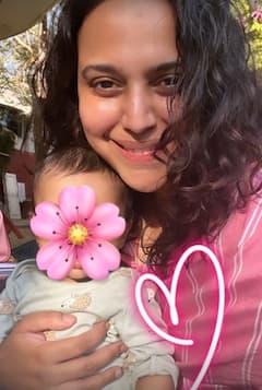 Pics: छह महीने की हुई स्वरा भास्कर की बेटी, पति फहाद अहमद और फैमिली संग शेयर की तस्वीरें