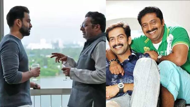 the goat life prithviraj say  prakash raj threw the cheque he offered to him Prithviraj: பிரகாஷ் ராஜ் நான் கொடுத்த செக்கை தூக்கி எறிஞ்சுட்டார்.. நடிகர் ப்ரித்விராஜ் பகிர்ந்த தகவல்!