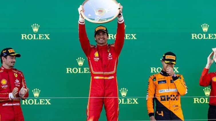 Carlos Sainz Storms To Win Amid Drama In Australian GP; Max Verstappen Retires Carlos Sainz Storms To Win Amid Drama In Australian GP; Max Verstappen Retires