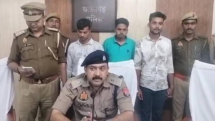 Pratapgarh Exposed on furniture dealer murder case and arrested four accused inclued son ann UP Crime News: फर्नीचर कारोबारी हत्याकांड का खुलासा, नाबालिक बेटे ने गोली मारने के लिए दी 6 लाख की सुपारी