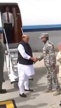 लेह में रक्षा मंत्री राजनाथ सिंह की होली | abp shorts