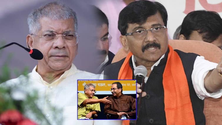 uddhav thackeray shiv sena leader sanjay raut comment on vba president prakash ambedkar decision of alliance breaking Sanjay Raut : वंचितचा निर्णय दुर्दैवी, आमचा प्रस्ताव अजूनही कायम; प्रकाश आंबेडकरांच्या 'त्या' घोषणेवर संजय राऊतांची प्रतिक्रिया!