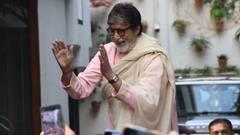 Amitabh Bachchan Greets His Fans Outside Jalsa, SEE PICS