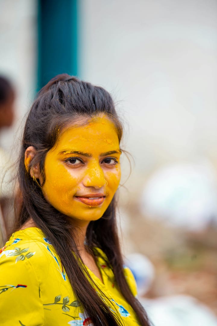 Although the festival of colours, Holi is a joyous occasion full of enthusiasm, it is very important to protect the skin and hair during this time.  (Photo Credit: Pexels)