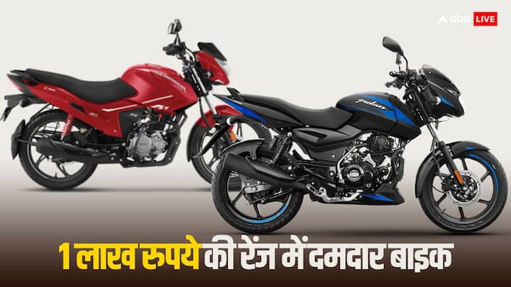 Two Wheelers Under 1 Lakh Rupees: जो लोग शानदार लुक और दमदार माइलेज के साथ बाइक खरीदना चाहते हैं और उनका बजट एक लाख रुपये है, तो यहां हम आपको इस रेंज के स्कूटर और बाइक के बारे में बताने जा रहे हैं.