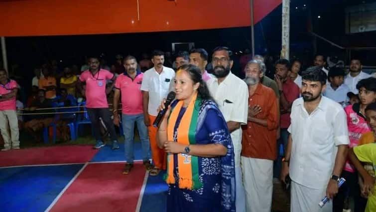 Lok Sabha Elections 2024 BJP Fields Multilingual Woman Candidate Ashwini in Kasaragod Kerala LS Polls: Here's How BJP's Polyglot Woman Candidate Woos Voters In 'Land Of Seven Languages'