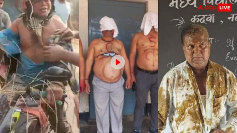 holi 2024 soil and cow dung were thrown at teachers in bihar video goes viral Watch: होली के दिन शिक्षकों को बिहार सरकार का फरमान मानना पड़ा भारी, लोगों ने किया इतना बुरा हाल