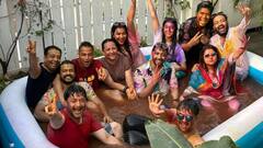 Tollywood Holi Celebration: কারও বাড়িতে পার্টি, কোথাও নাচ-গান.. রঙে রঙে টলিউড মাতল বসন্ত উদযাপনে