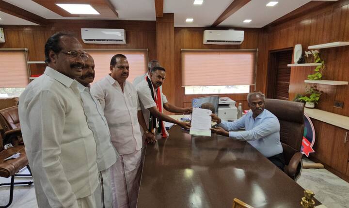 Lok Sabha Election 2024  DMK AIADMK Namtamizhar Candidates filed their nomination papers in Tiruvannamalai - TNN Lok Sabha Election 2024: திருவண்ணாமலையில் எந்தெந்த கட்சி வேட்பாளர்கள் வேட்பு மனுத்தாக்கல்