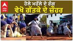 Hola Mohalla| ਹੋਲੇ ਮਹੱਲੇ ਦੇ ਰੰਗ, ਵੇਖੋ ਗੱਤਕੇ ਦੇ ਜ਼ੌਹਰ
