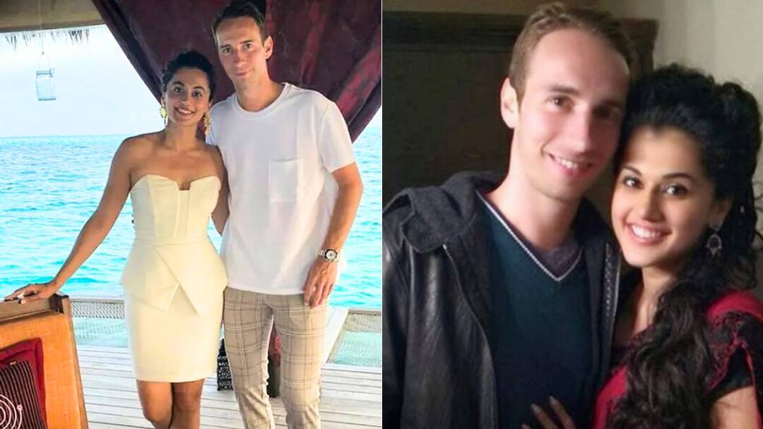 Taapsee Marriage: 10 ஆண்டுகால காதல்! காதலரை கரம் பிடித்த டாப்ஸி - உதய்பூரில் சத்தமின்றி நடந்து முடிந்த திருமணம்! Taapsee Marriage and boyfriend Mathias Boe are now married pics viral network Taapsee Marriage: 10 ஆண்டுகால காதல்! காதலரை கரம் பிடித்த டாப்ஸி - உதய்பூரில் சத்தமின்றி நடந்து முடிந்த திருமணம்!