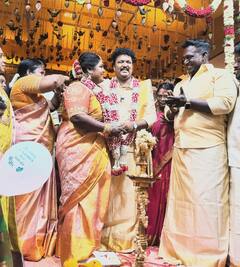 Indraja Shankar Wedding : கெட்டி மேளம் கொட்டியாச்சு... ட்ரெண்டாகும் ரோபா ஷங்கர் மகளின் திருமண க்ளிக்ஸ்!