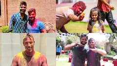 Photos: होली के रंग में सराबोर हुए क्रिकेटर्स, रोहित-पंत से लेकर वॉर्नर-वुड तक ने जमकर उड़ाया गुलाल