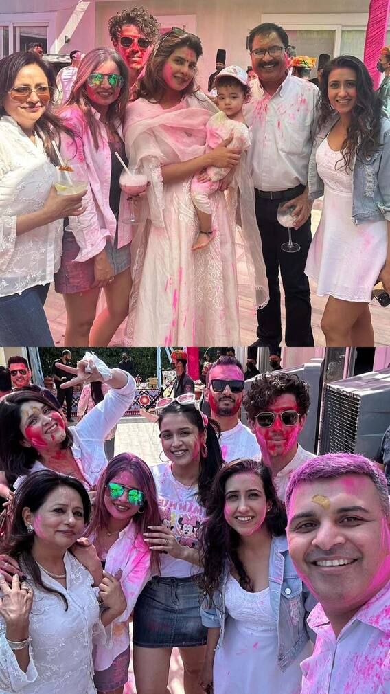फैमिली संग प्रियंका ने उड़ाए होली के रंग, सेलिब्रेशन में मन्नारा भी हुंई शामिल