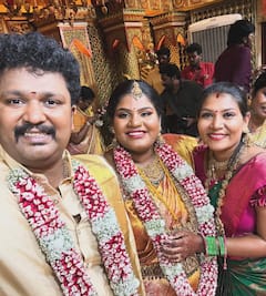 Indraja Shankar Wedding : கெட்டி மேளம் கொட்டியாச்சு... ட்ரெண்டாகும் ரோபா ஷங்கர் மகளின் திருமண க்ளிக்ஸ்!