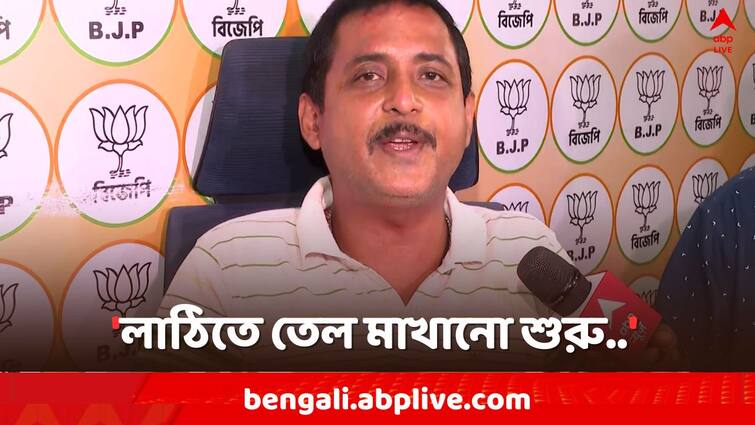 Baranagar Assembly By Elections 2024 BJP Candidate Sajal Ghosh attacks TMC Abhishek Banerjee Partha Chatterjee Baranagar By Polls 2024: 'লাঠিতে তেল মাখানো শুরু..', বরানগরে উপনির্বাচনের আগে বিস্ফোরক BJP প্রার্থী সজল