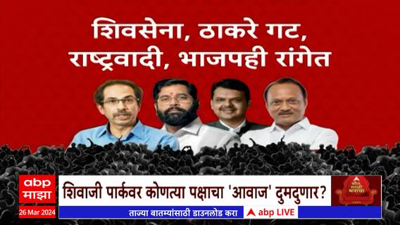 Shivaji Park Sabha : सभांसाठी रस्सीखेच, शिवाजी पार्क मैदान कोण मारणार? Special Report