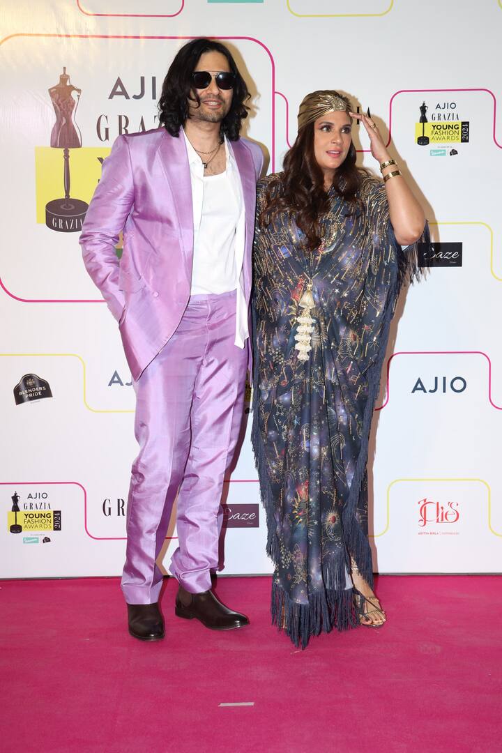 Ali Fazal, Richa Chadha were seen at the Grazia Awards 2024