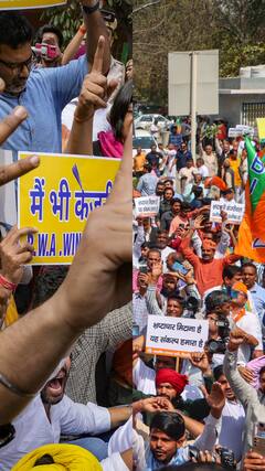 AAP, BJP Workers Take To Streets Over Kejriwal's Arrest