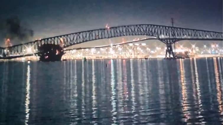 VIDEO: Baltimore Bridge Collapses In US As Shipment Send Hits Pillar