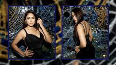 Mrunal Thakur : கருப்பு உடையில் மனதை களவாடி செல்லும் சீதாராமம் நடிகை மிருனாள் தாக்கூர்!