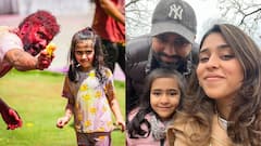 Rohit Sharma Photos : மகளுடன் ஹோலி கொண்டாடிய ஹிட் மேன்.. வைரலாகும் ரோஹித் ஷர்மாவின் போஸ்ட்!