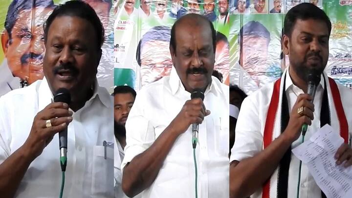 Lok Sabha Election 2024 AIADMK alliance candidate from Dindigul who collected votes by singing - TNN அன்பு மலர்களே நம்பி இருங்களே..பாட்டு பாடி வாக்கு சேகரித்த திண்டுக்கல் அதிமுக கூட்டணி கட்சி வேட்பாளர்