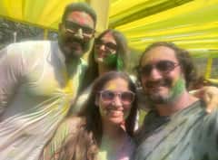 Holi 2024: Aishwarya, Abhishek, Aaradhya Celebrate With Friends, Navya Naveli Posts Pics With Amitabh, Jaya