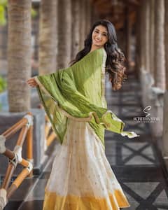 Mirna Menon Photos: ట్రెడిషనల్ లుక్ లో మెరిసిపోతున్న నా సామిరంగ బ్యూటీ మిర్నా మీనన్!